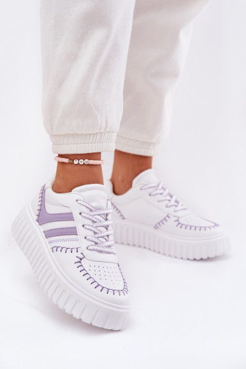 Sneakers modelio batai Moteriškas su platforma Violetinės spalvos Ofenale