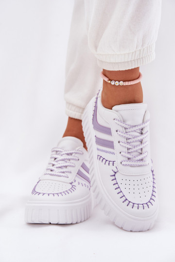 Sneakers modelio batai Moteriškas su platforma Violetinės spalvos Ofenale 2