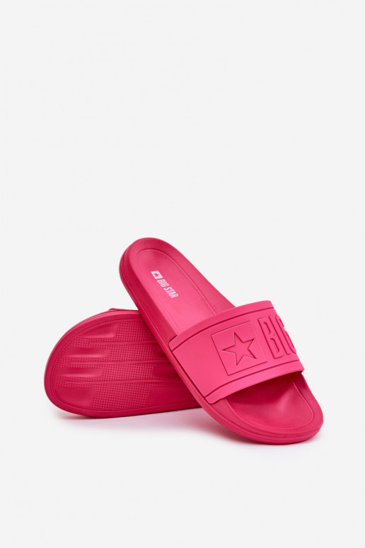 Moteriškos šlepetės Big Star NN274A668 rožinės spalvos Moteriškos šlepetės Big Star NN274A668 rožinės spalvos