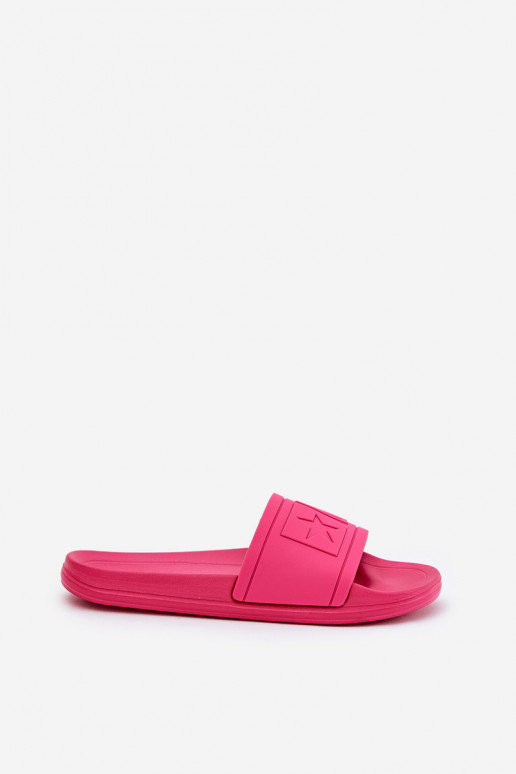 Moteriškos šlepetės Big Star NN274A668 rožinės spalvos Moteriškos šlepetės Big Star NN274A668 rožinės spalvos