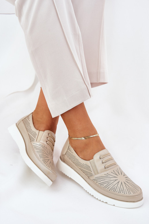 batai Moteriškas Įsispiriamo modelio su aužūro elementais aukso spalvos Azethia