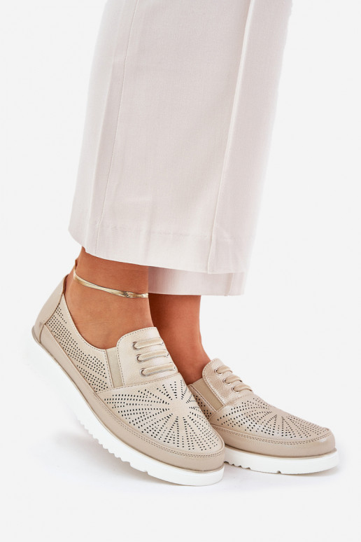 batai Moteriškas Įsispiriamo modelio su aužūro elementais aukso spalvos Azethia