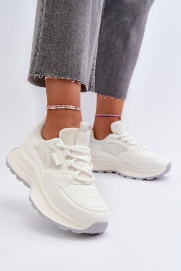 Sneakers modelio batai Moteriškas HI-POLY SYSTEM Big Star NN274A107 baltos spalvos