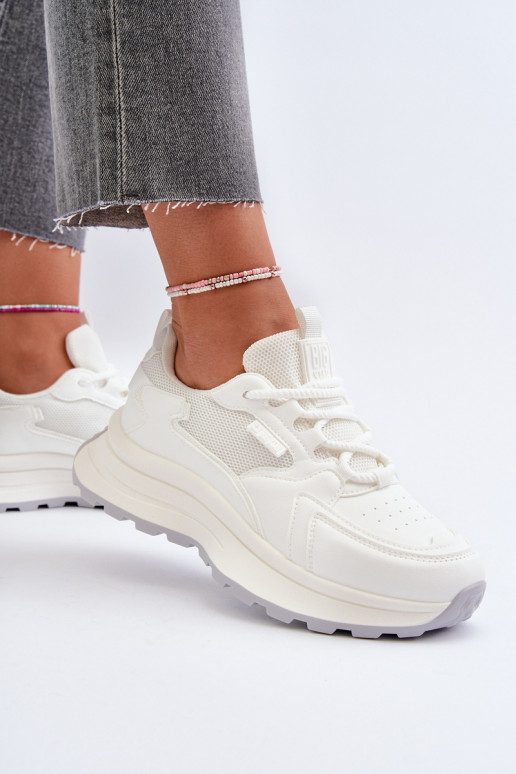 Sneakers modelio batai Moteriškas HI-POLY SYSTEM Big Star NN274A107 baltos spalvos