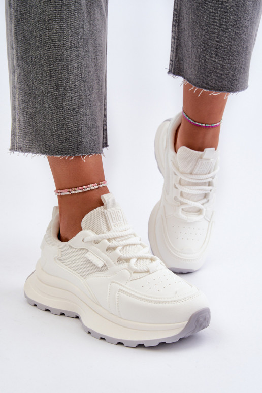 Sneakers modelio batai Moteriškas HI-POLY SYSTEM Big Star NN274A107 baltos spalvos