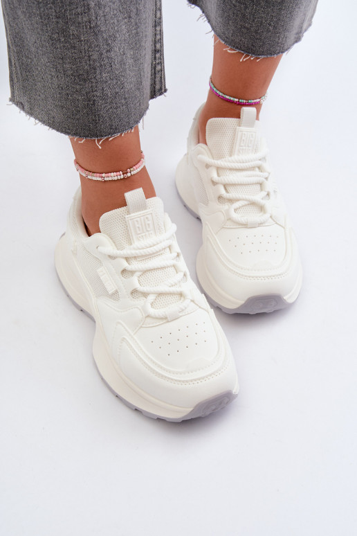 Sneakers modelio batai Moteriškas HI-POLY SYSTEM Big Star NN274A107 baltos spalvos