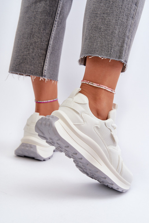 Sneakers modelio batai Moteriškas HI-POLY SYSTEM Big Star NN274A107 baltos spalvos