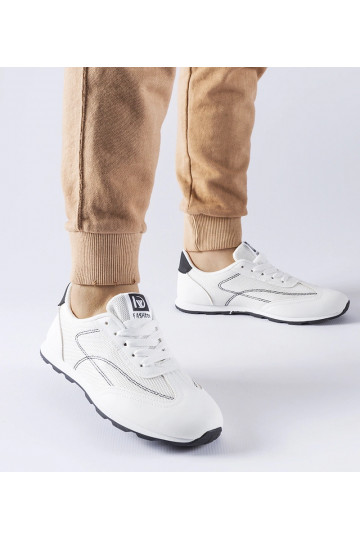 Balti-juodi sportiniai sportbačiai Pinarella