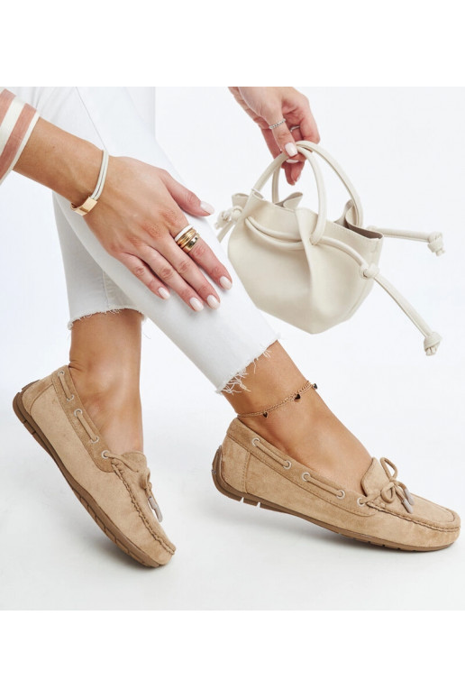 Rudos mokasinos su kaspinu Hayam