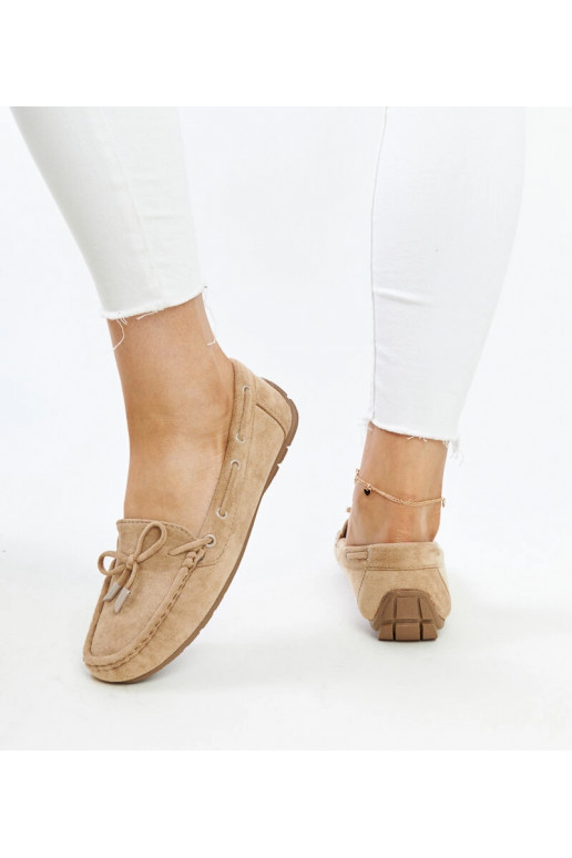 Rudos mokasinos su kaspinu Hayam